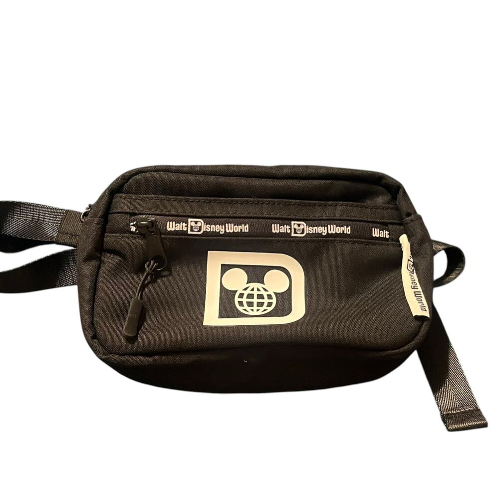 WDW Classic Black Belt Bag Fanny Pack
